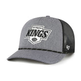 Los Angeles Kings '47 Carbon Rope Trucker Adjustable Hat Gray