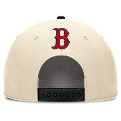 Boston Red Sox Cooperstown Collection Rise Adjustable Hat - Natural/Black | Nike