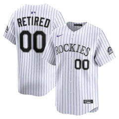 Colorado Rockies Home Limited Pick-A-Player Retired Roster Jersey - White | Nike