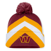 Washington Commanders Women's Cornerback Cuffed Knit Hat with Pom - Burgundy sale