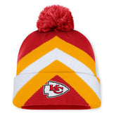 Kansas City Chiefs Women's Cornerback Cuffed Knit Hat with Pom - Red discount