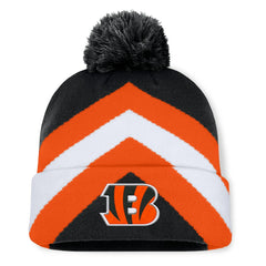 Cincinnati Bengals Women's Cornerback Cuffed Knit Hat with Pom - Black outlet