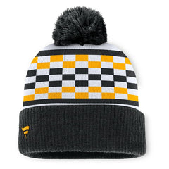 Pittsburgh Steelers Women's End Zone Cuffed Knit Hat with Pom - Black discount