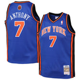 Carmelo Anthony New York Knicks Youth 2010/11 Hardwood Classics Swingman Jersey - Blue | Mitchell & Ness for sale