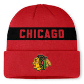 Chicago Blackhawks Fanatics Centennial Cuffed Knit Hat Red