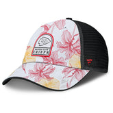 Kansas City Chiefs Tropical Adjustable Trucker Hat - White/Black sale