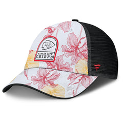 Kansas City Chiefs Tropical Adjustable Trucker Hat - White/Black sale