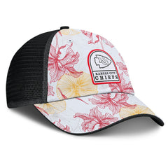 Kansas City Chiefs Tropical Adjustable Trucker Hat - White/Black sale