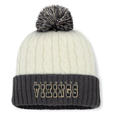 Minnesota Vikings Women's Coaxial Cuffed Knit Hat with Pom - Cream on sale