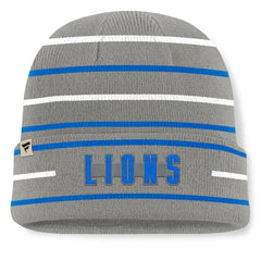 Detroit Lions Throwback Yard Lines Cuffed Knit Hat - Gray sale