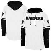 Las Vegas Raiders '47 Trifecta Shortstop Pullover Hoodie - White on sale