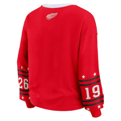 Detroit Red Wings WEAR by Erin Andrews Women's Long-Sleeve Sport T-Shirt Red