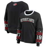 Carolina Hurricanes WEAR by Erin Andrews Women's Long-Sleeve Sport T-Shirt Black
