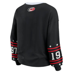 Carolina Hurricanes WEAR by Erin Andrews Women's Long-Sleeve Sport T-Shirt Black