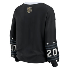 Vegas Golden Knights WEAR by Erin Andrews Women's Long-Sleeve Sport T-Shirt Black