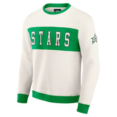 Dallas Stars Darius Rucker Collection by Fanatics Colorblock Pullover Sweatshirt Cream