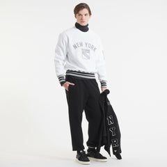 New York Rangers Todd Snyder by Fanatics Relaxed Canadian Fleece Crew White