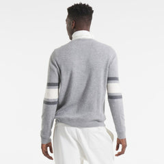 Toronto Maple Leafs Todd Snyder by Fanatics Cashmere Crew Sweater Athletic Heather Gray