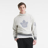 Toronto Maple Leafs Todd Snyder by Fanatics Relaxed Canadian Fleece Turtleneck Heather Gray