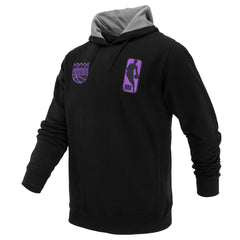 Sacramento Kings FISLL Unisex Logoman Shadow Collection Pullover Hoodie - Black on sale