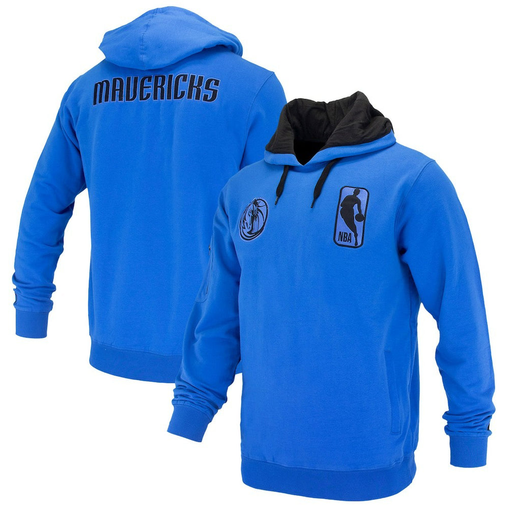Dallas Mavericks FISLL Unisex Logoman Shadow Collection Pullover Hoodie sale - Royal discount