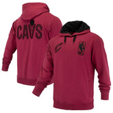 Cleveland Cavaliers FISLL Unisex Logoman Shadow Collection Pullover Hoodie sale - Wine online
