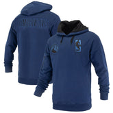 Minnesota Timberwolves FISLL Unisex Logoman Shadow Collection Pullover Hoodie - Navy cheap