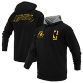 Los Angeles Lakers FISLL Unisex Logoman Shadow Collection Pullover Hoodie - Black for sale