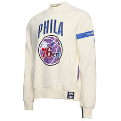 Philadelphia 76ers NBA x Two Hype Culture & Hoops Collection Premium Pullover Sweatshirt - Cream cheap