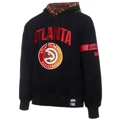 Atlanta Hawks NBA x Two Hype Culture & Hoops Collection Premium Pullover Hoodie - Black shop