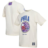 Philadelphia 76ers NBA x Two Hype Culture & Hoops Collection Premium T-Shirt - Cream online