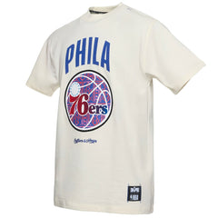 Philadelphia 76ers NBA x Two Hype Culture & Hoops Collection Premium T-Shirt - Cream online