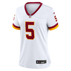 Jayden Daniels Washington Commanders Women's Game Super Bowl Era Jersey - White | Nike for sale