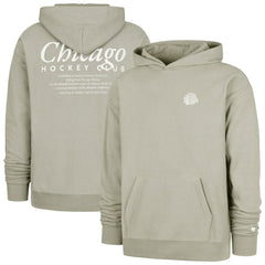 Chicago Blackhawks '47 Foundation Pullover Hoodie Gray