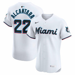 Sandy Alcantara Miami Marlins Home Elite Jersey - White | Nike