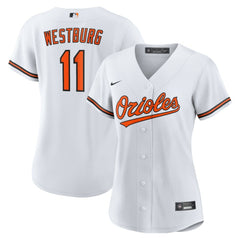 Jordan Westburg Baltimore Orioles Women's Home Replica Jersey - White | Nike