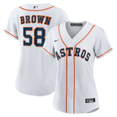 Hunter Brown Houston Astros Women's Home Replica Jersey - White | Nike