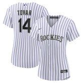 Ezequiel Tovar Colorado Rockies Women's Home Replica Jersey - White | Nike