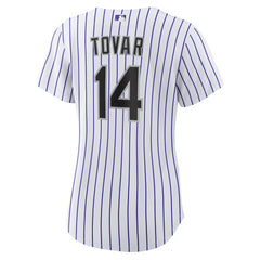 Ezequiel Tovar Colorado Rockies Women's Home Replica Jersey - White | Nike