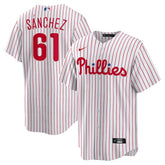 Cristopher Sanchez Philadelphia Phillies Home Replica Jersey - White | Nike