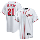 Hunter Greene Cincinnati Reds Home Replica Jersey - White | Nike