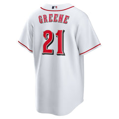 Hunter Greene Cincinnati Reds Home Replica Jersey - White | Nike