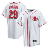 TJ Friedl Cincinnati Reds Home Replica Jersey - White | Nike