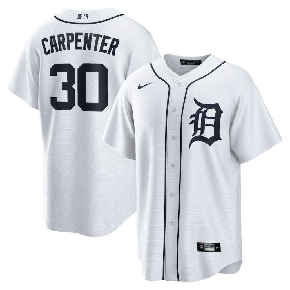 Kerry Carpenter Detroit Tigers Home Replica Jersey - White | Nike