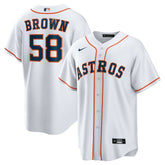 Hunter Brown Houston Astros Home Replica Jersey - White | Nike