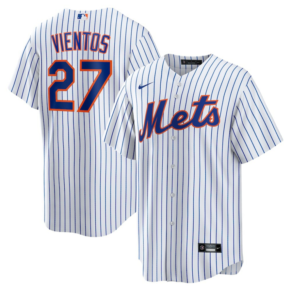 Mark Vientos New York Mets Home Replica Jersey - White | Nike