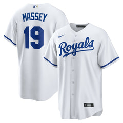 Michael Massey Kansas City Royals Home Replica Jersey - White | Nike