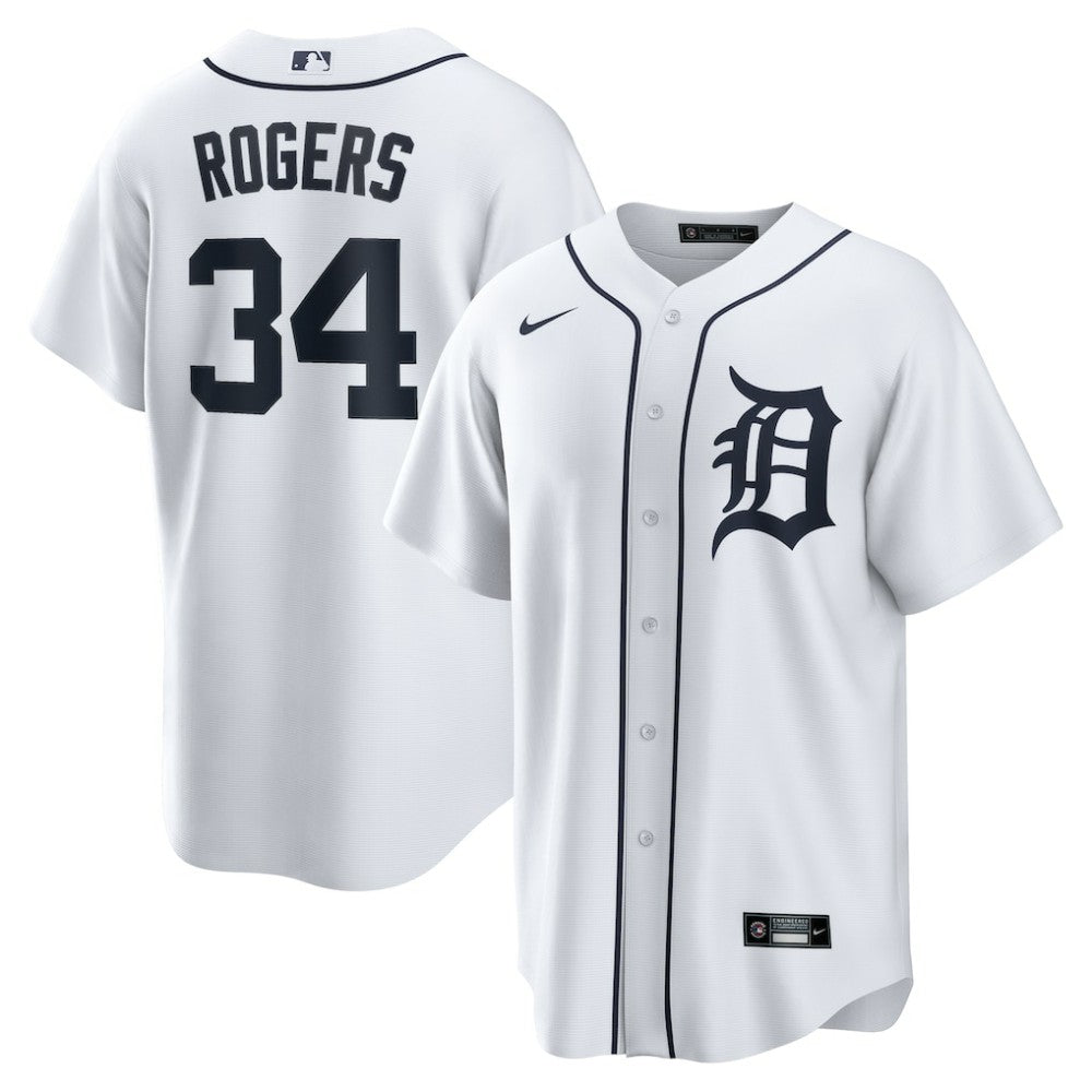 Jake Rogers Detroit Tigers Home Replica Jersey - White | Nike