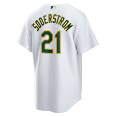 Tyler Soderstrom Athletics Home Replica Jersey - White | Nike