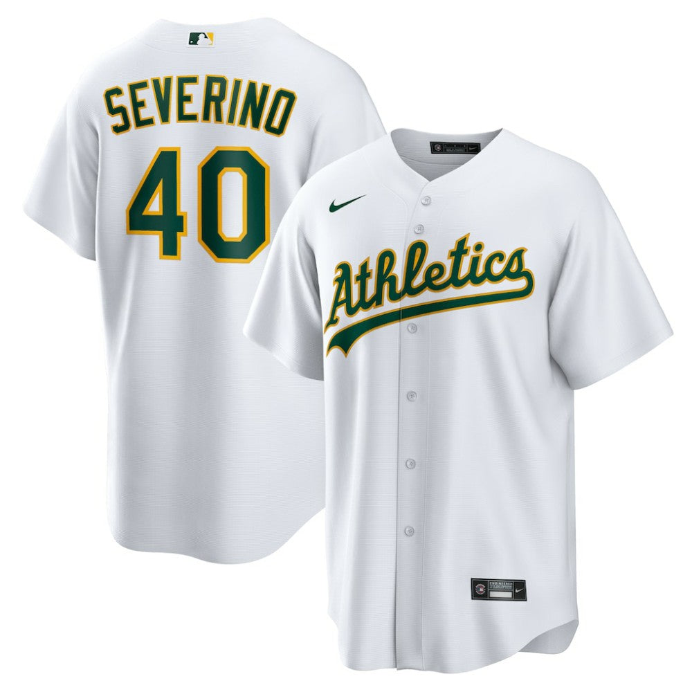 Luis Severino Athletics Home Replica Jersey - White | Nike